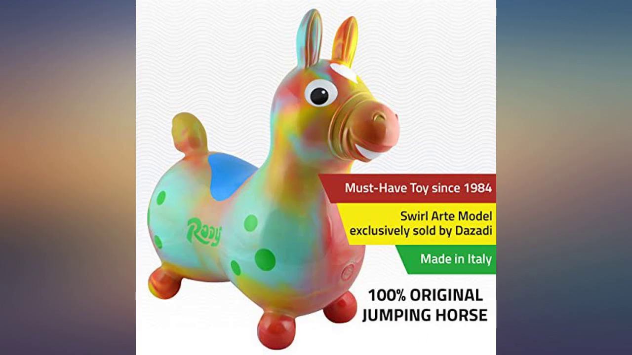 Gymnic Rody Horse Ride On Inflatable Toy - Arte Swirl review