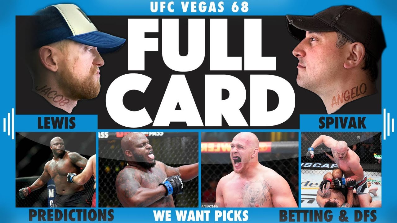UFC Vegas 68: Lewis vs. Spivac FULL CARD Predictions, Bets and DFS