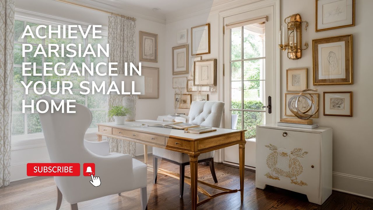Achieve Parisian Elegance in Your Small Home: Sophisticated Living Without Clutter or Excess