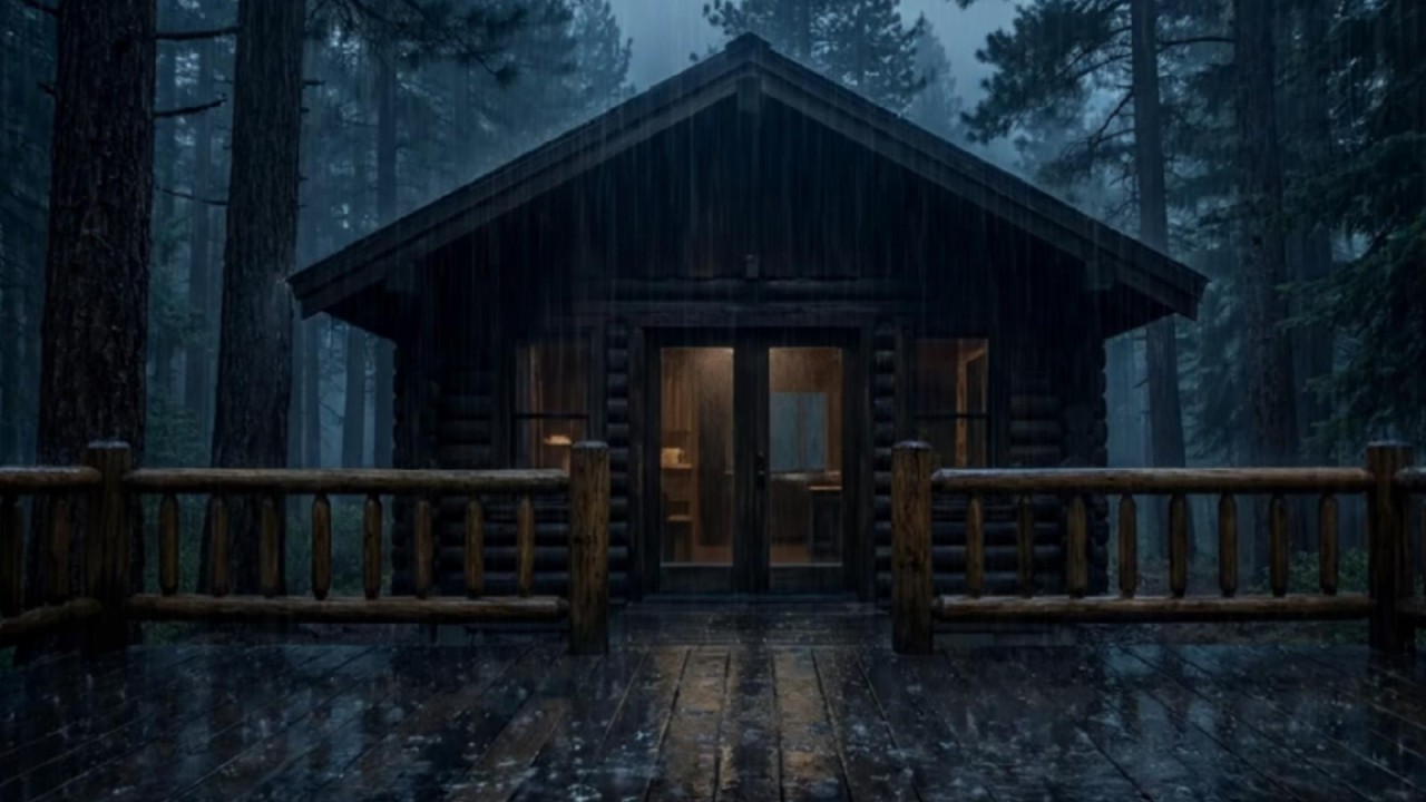 Calm Rain Sounds at Night  Sleep, Relaxation, Study & Stress Ease