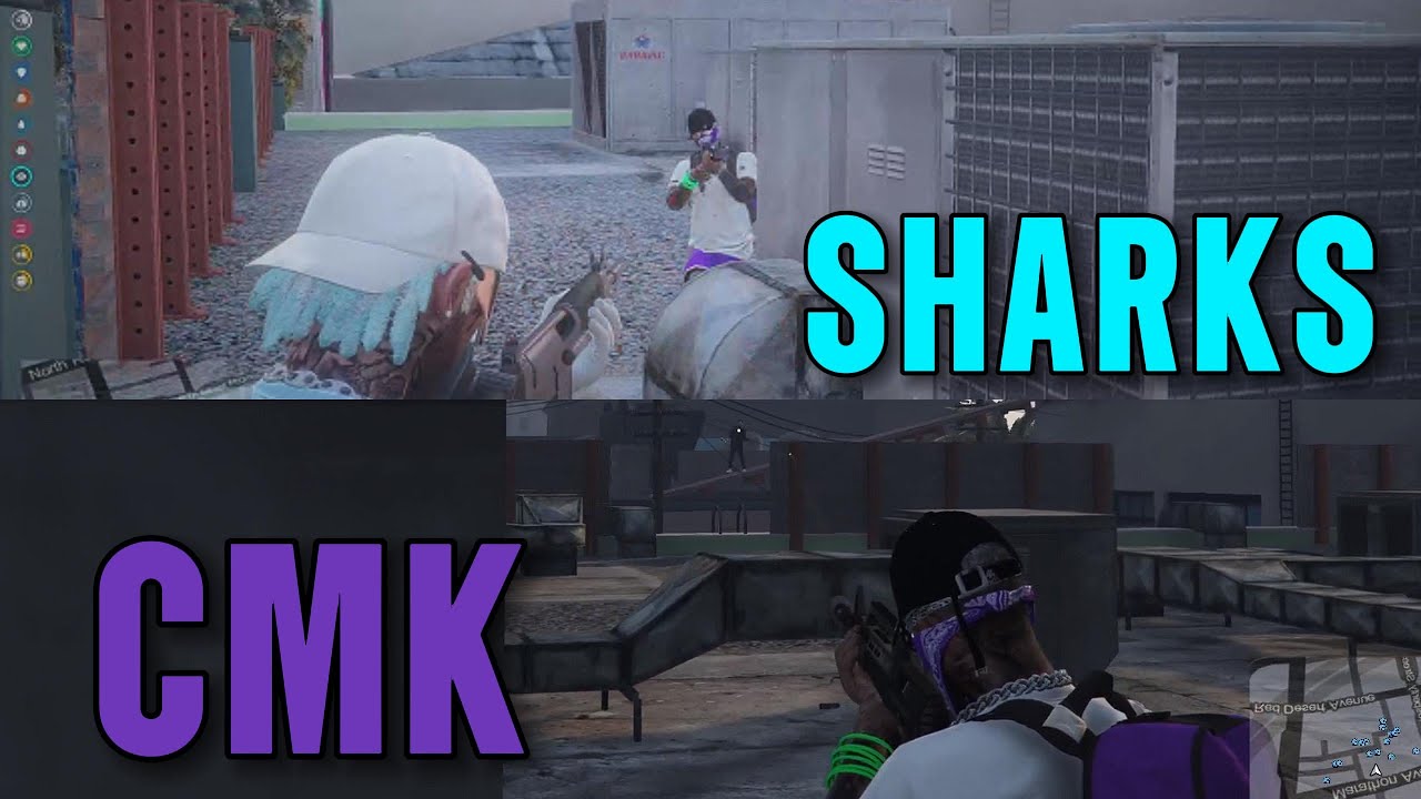 SHARKS INVADE a la CMK y se TIROTEAN con ARMAS LARGAS | DOVUX LIFE