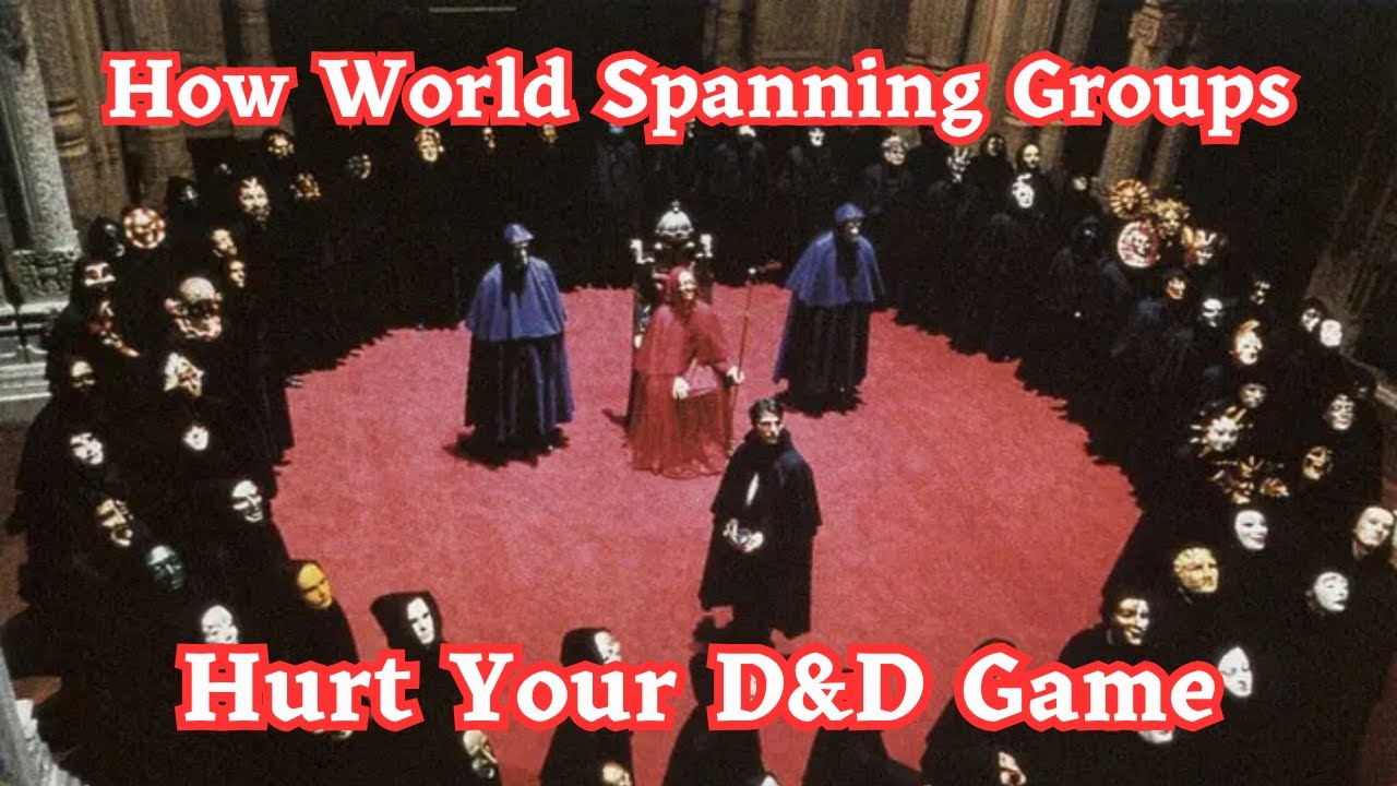 Why I Think World Spanning Organizations Like The Harpers Hurt Your Game