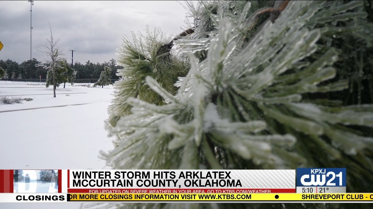 Winter Storm in Mccurtain County Oklahoma