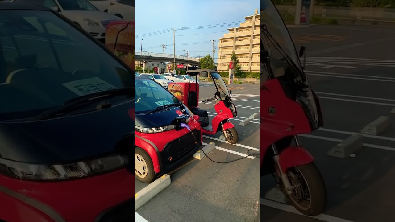 マックデリバリー車！トヨタの電気自動車&rdquo;C⁺pod（シーポッド）発見
