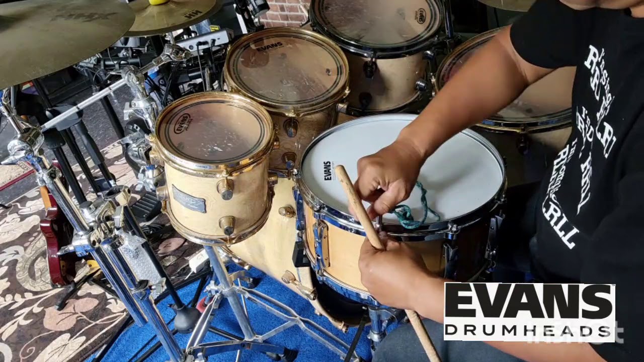 Tuning Snare Drum pearl Reference dg Evans Drumhead HDDry