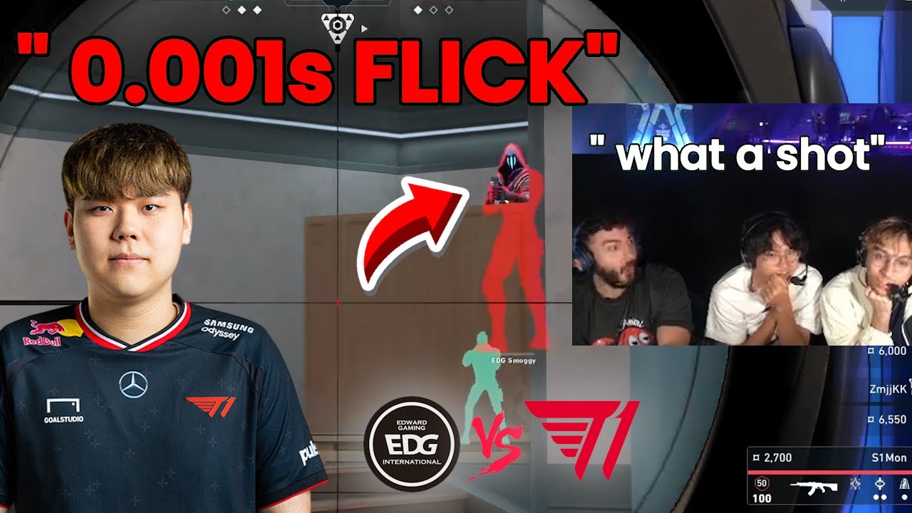 Tenz & Tarik React to T1 IZU 1v4 AWP Aganist EDG