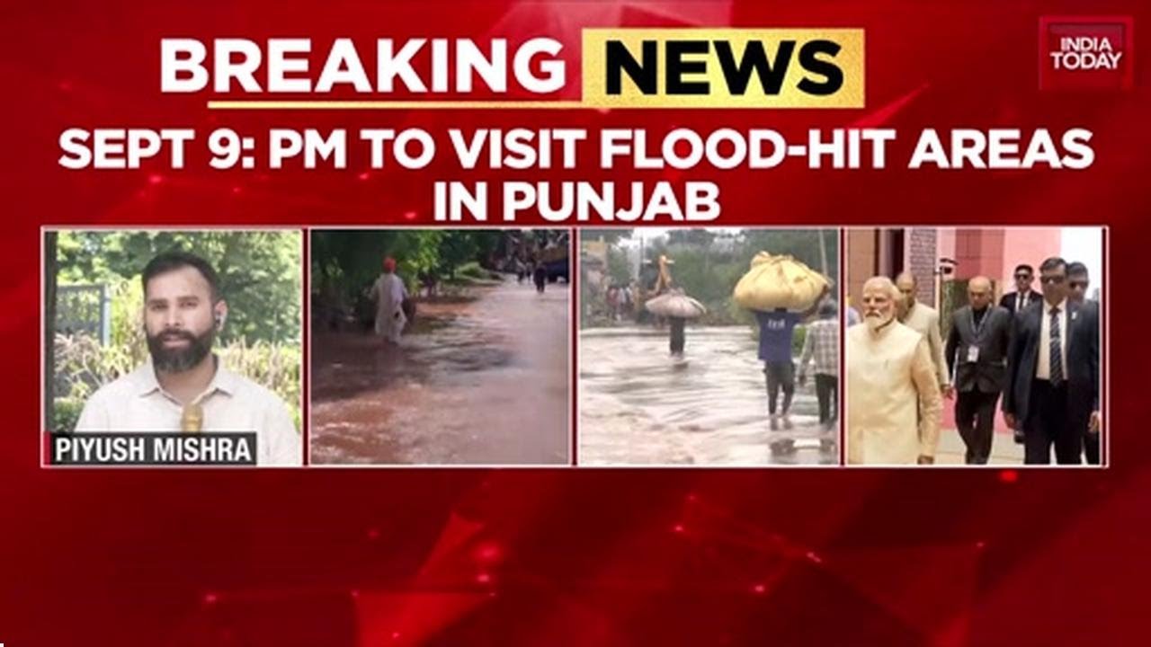 Punjab Floods: PM Modi to Visit Gurdaspur on Sep 9 as Death Toll Reaches 46 | India Today News