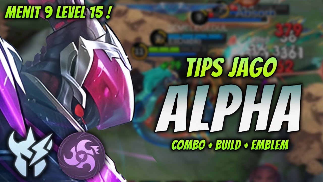 CARA MAIN ALPHA META TERBARU ! BUILD & EMBLEM ALPHA TERSAKIT 2024 ! | ALPHA JUNGLER GAMEPLAY