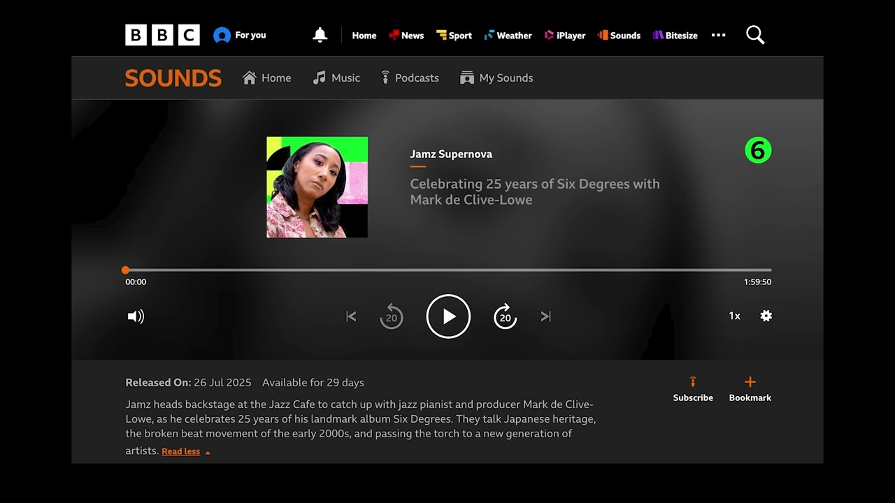 Mark de Clive Lowe with Jamz Supernova on BBC Radio 6