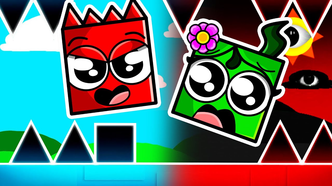 Jugando Los NIVELES de SPRUNKI Más INCREIBLES en Geometry Dash!