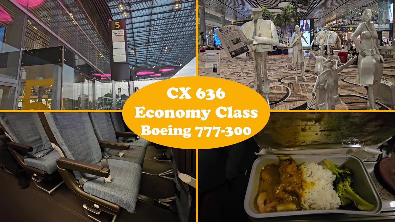 Flight Review | Cathay Pacific | Boeing 777-300 | CX636 Economy Class