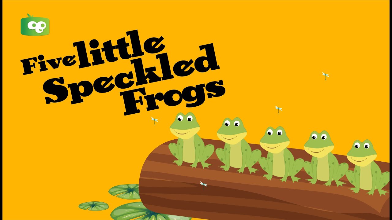 Five Little Speckled Frogs | Fun Counting Rhyme for Kids