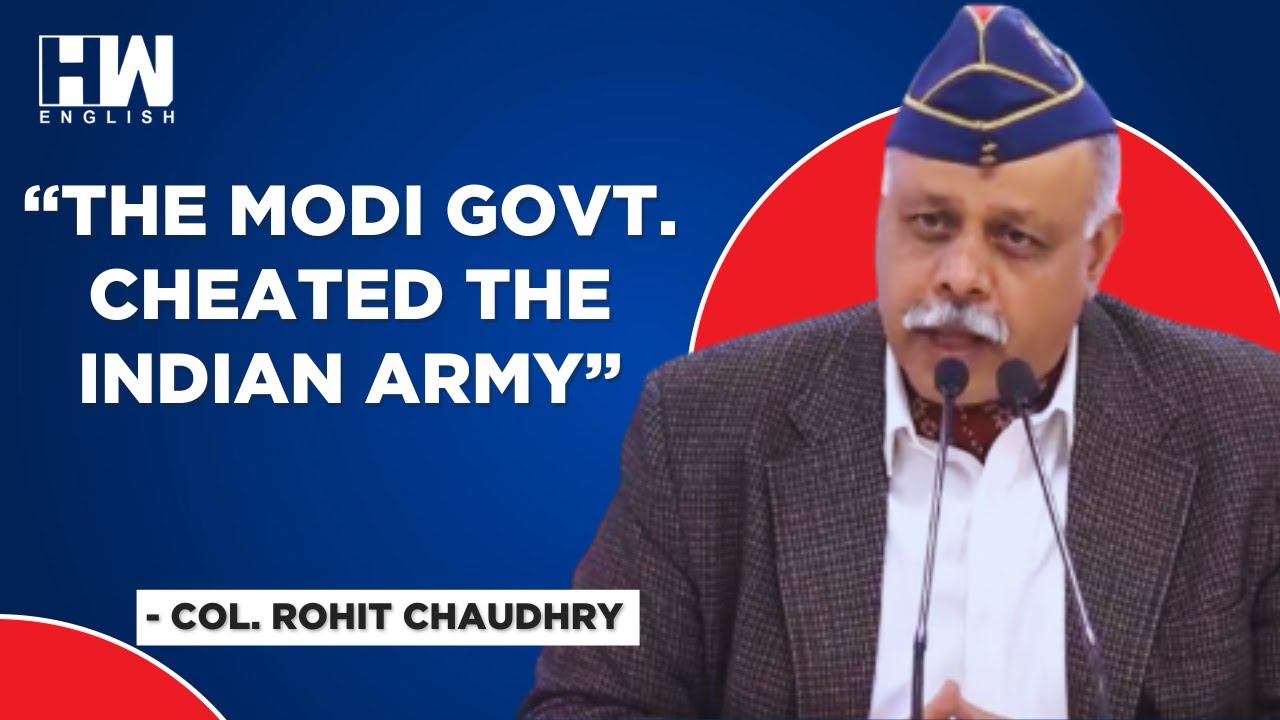 Col. Rohit Chaudhry Slams Modi-Government over Agnipath Scheme | Congress | Agniveer