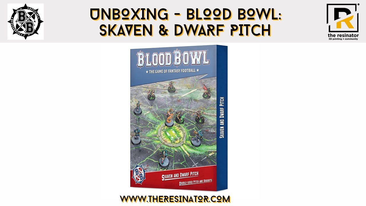 Unboxing Skaven and Dwarf Pitch