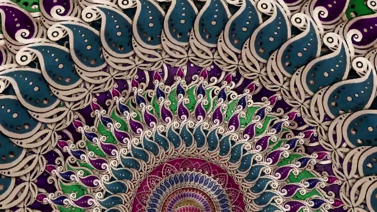 Batik Ethnic 4k loop