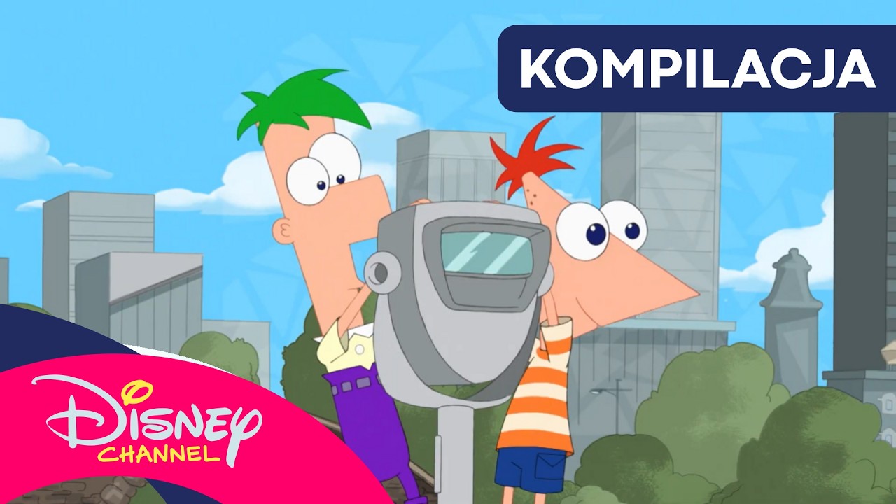 🧩 Gry i zabawy | Fineasz i Ferb [KOMPILACJA] | Disney Channel Polska