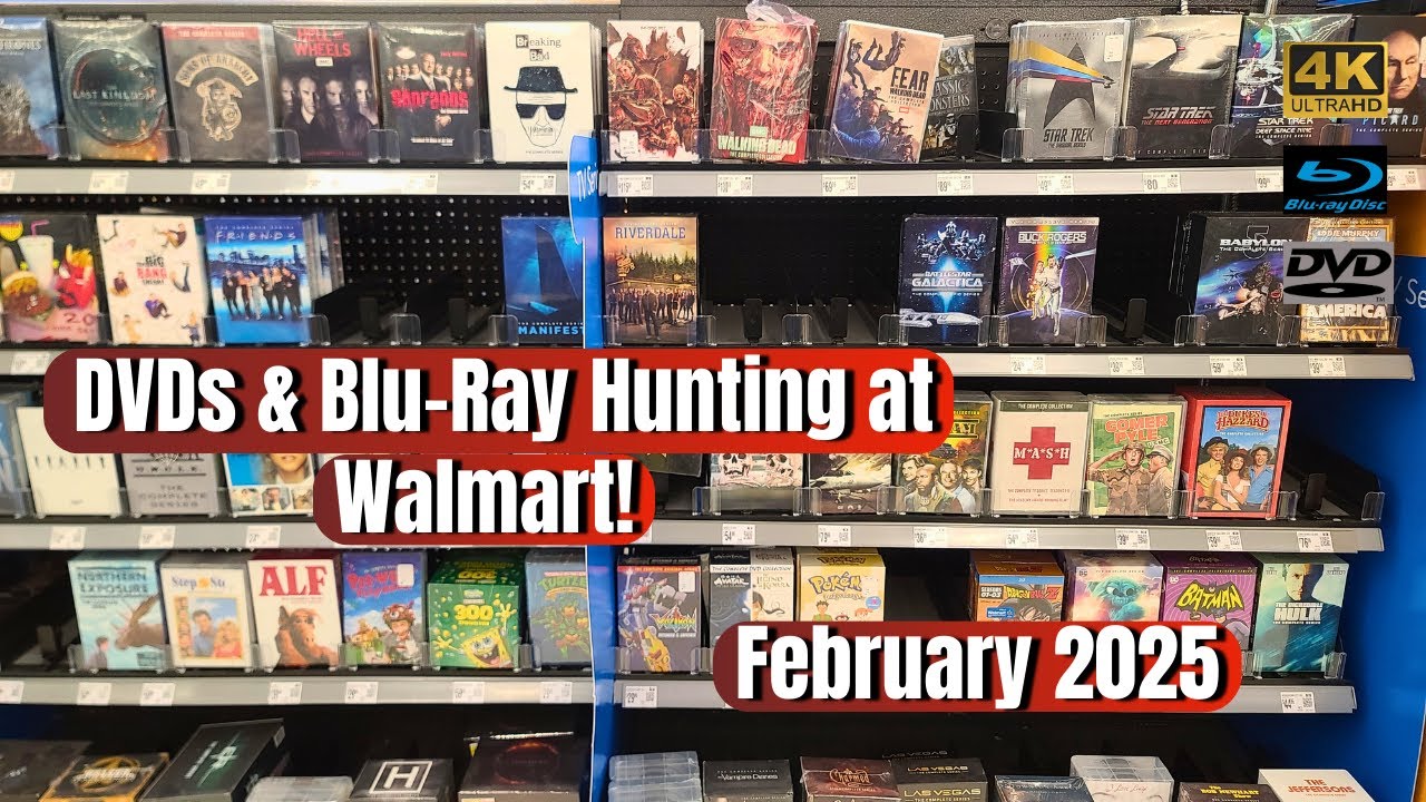 DVD & Blu-Ray Hunting at Walmart! (February 2025)