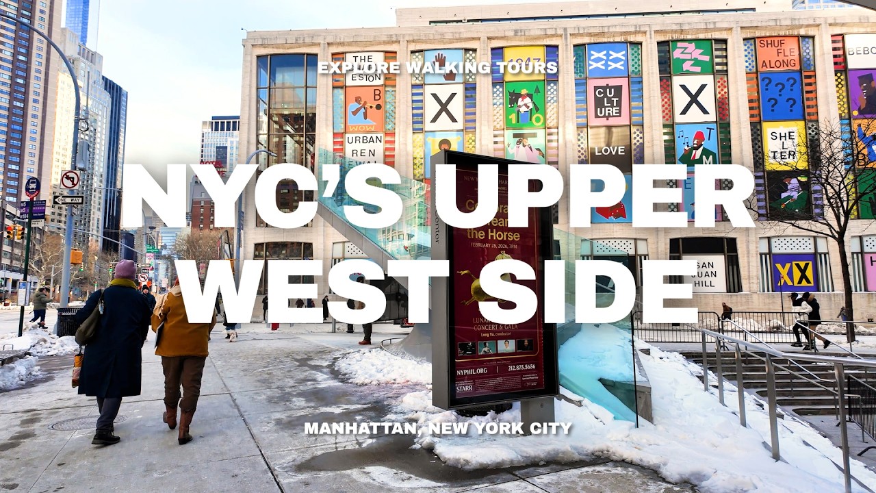 Upper West Side Winter Walk | Columbus Circle, Broadway, Lincoln Center, Nina Chanel Abney Mural