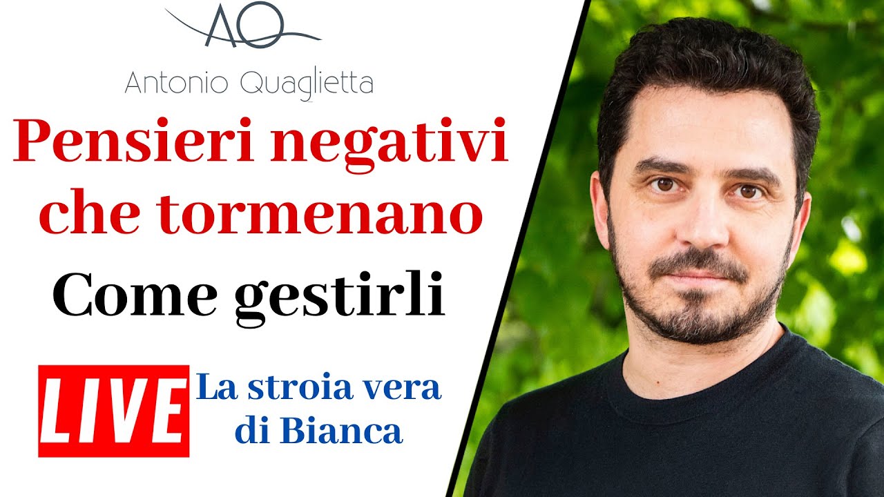 Come gestire i pensieri ossessivi negativi e l'ansia? Bianca e i suoi 