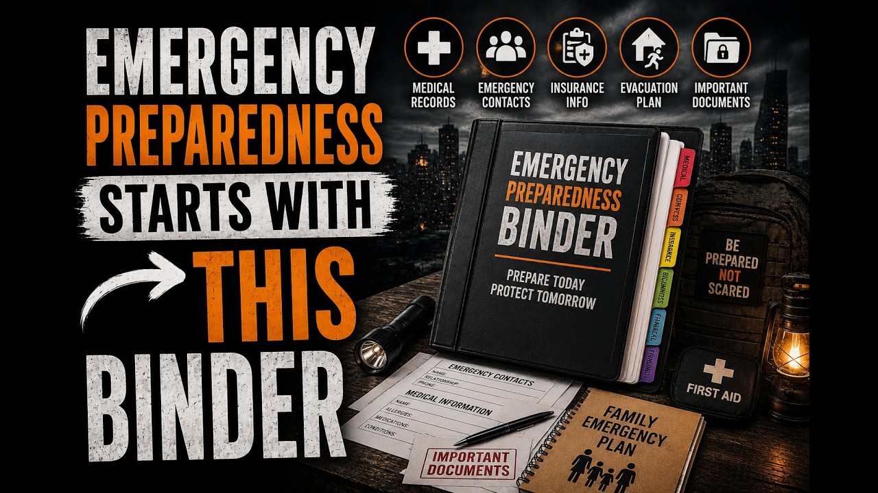 🏠 Your Family Needs This Emergency Binder Before It&rsquo;s Too Late