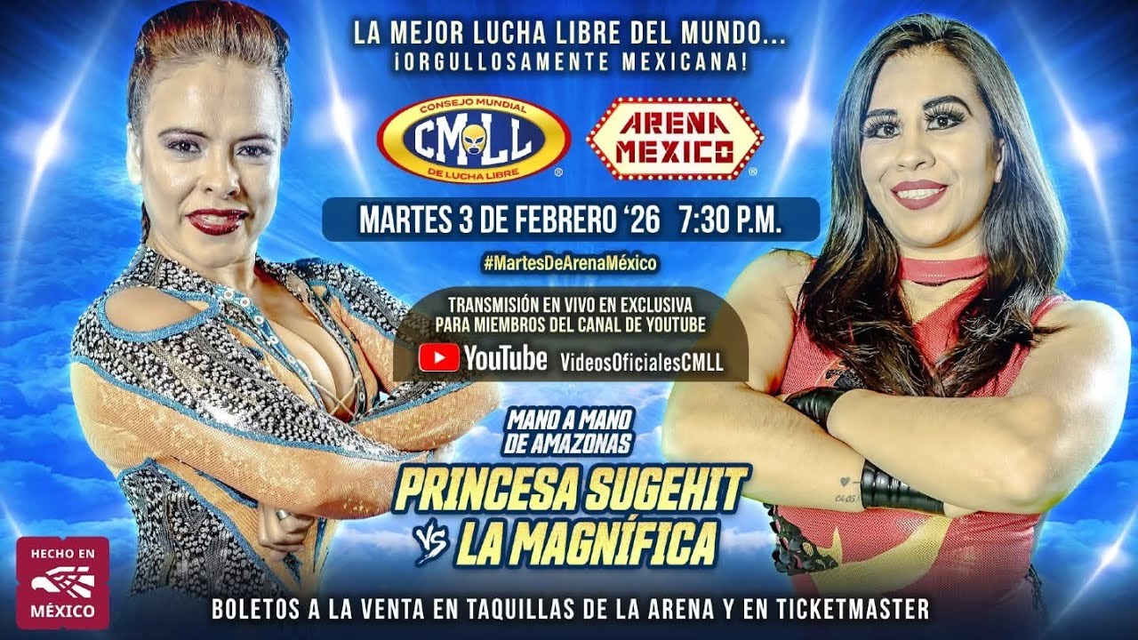 Princesa Sugehit vs La Magnífica MANO a MANO/ARENA MÉXICO 