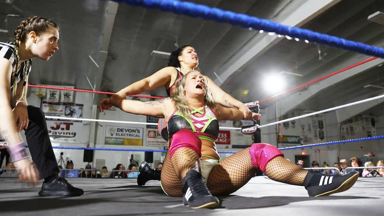 Vanessa Kraven vs Ronnie Payne - ECPW Women's Championship - FREE Women's Wrestling