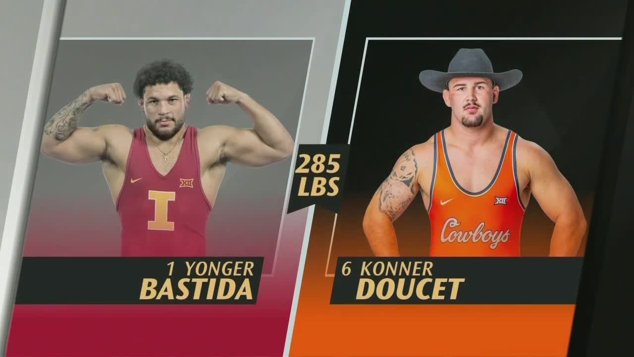 Yonger Bastida vs. Konner Doucet (285lbs) FULL MATCH | 2025-26 Big 12 Wrestling