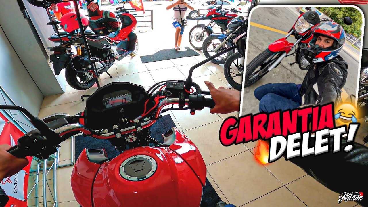SAINDO DA HONDA COM MINHA CG FAN 160 0KM! 😍