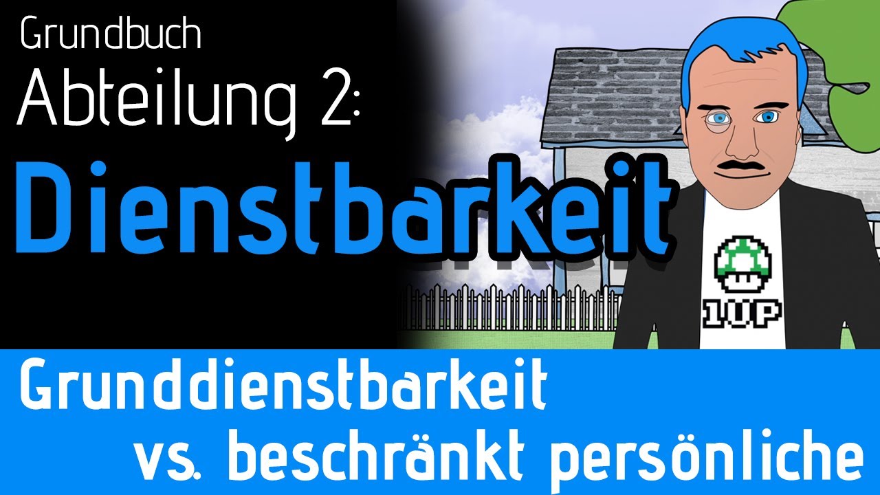 Dienstbarkeit leicht erklärt (📕 Grundbuchbelastungen Abteilung 2)