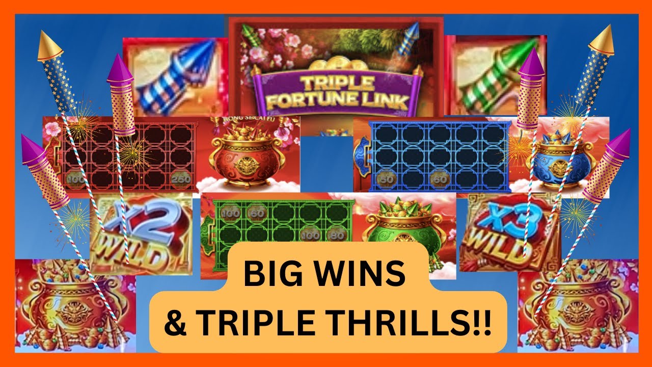 Big Wins & Triple Thrills-Testing the New Triple Fortune Link Slot Machine!
