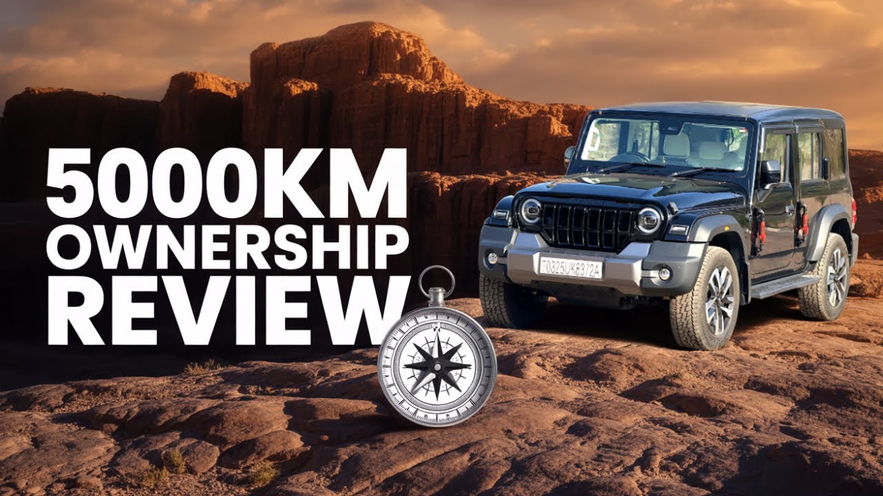 Thar Roxx AX7 L AT 4x4 full ownership review after 5000 km run .