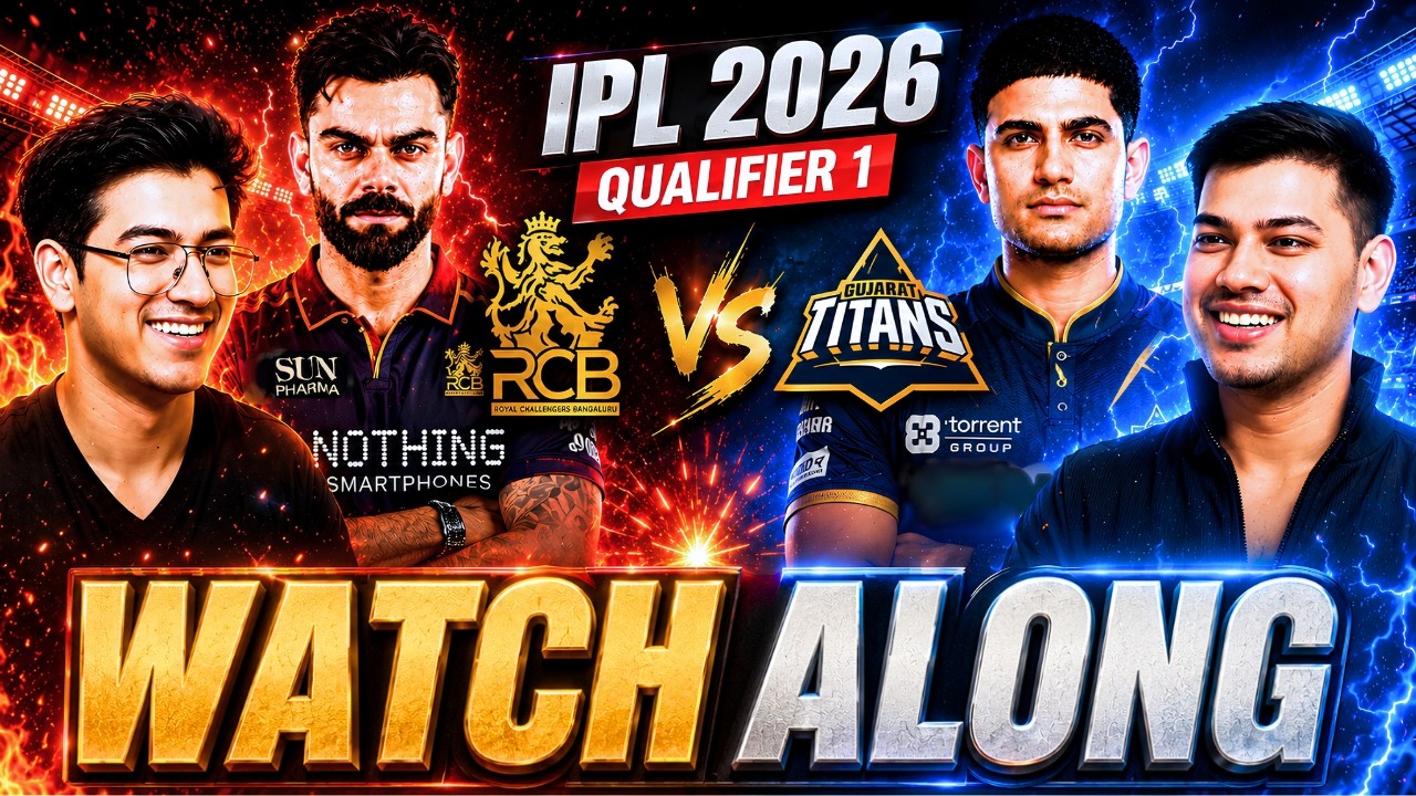 King Or Prince...Who Goes To The Final? | RCB vs GT Qualifier 1 Live Watch Along & Reaction