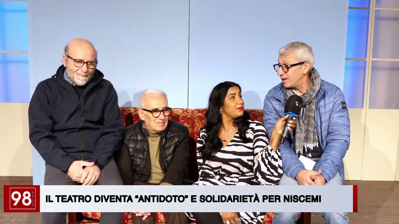 IL TEATRO DIVENTA “ANTIDOTO” E SOLIDARIETÀ PER NISCEMI