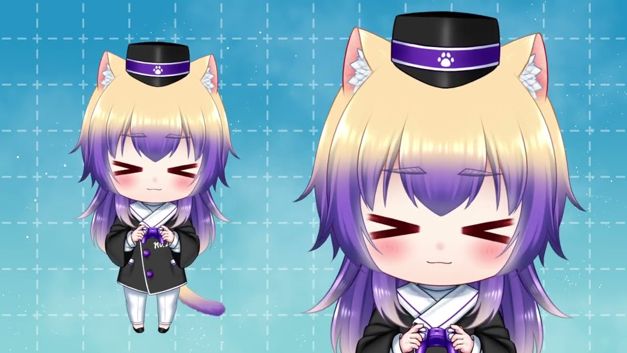 【限定1点モデル】ちびねこ20/モデリングサンプル動画