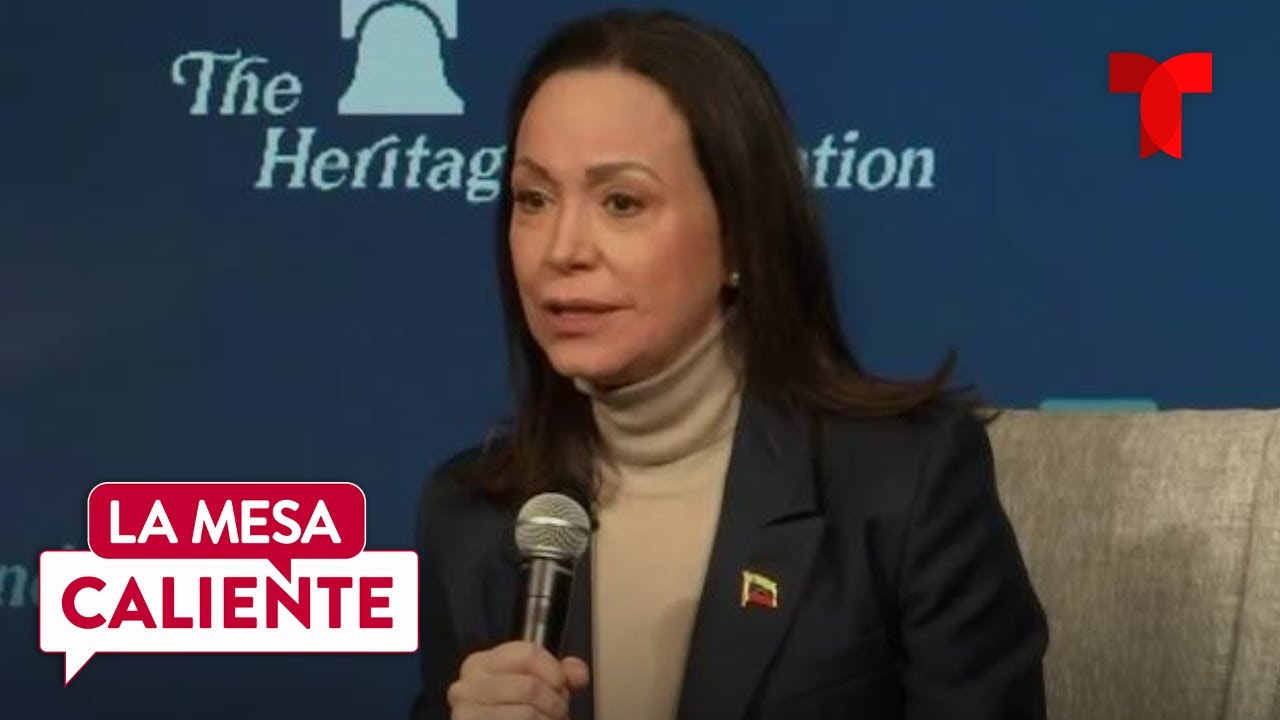 María Corina Machado revela qué fue lo que habló en su reunión con Trump | La Mesa Caliente