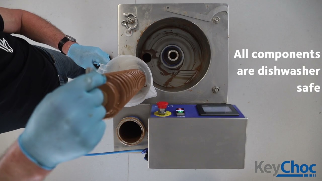 How a Chocolate Tempering Machine is Cleaned