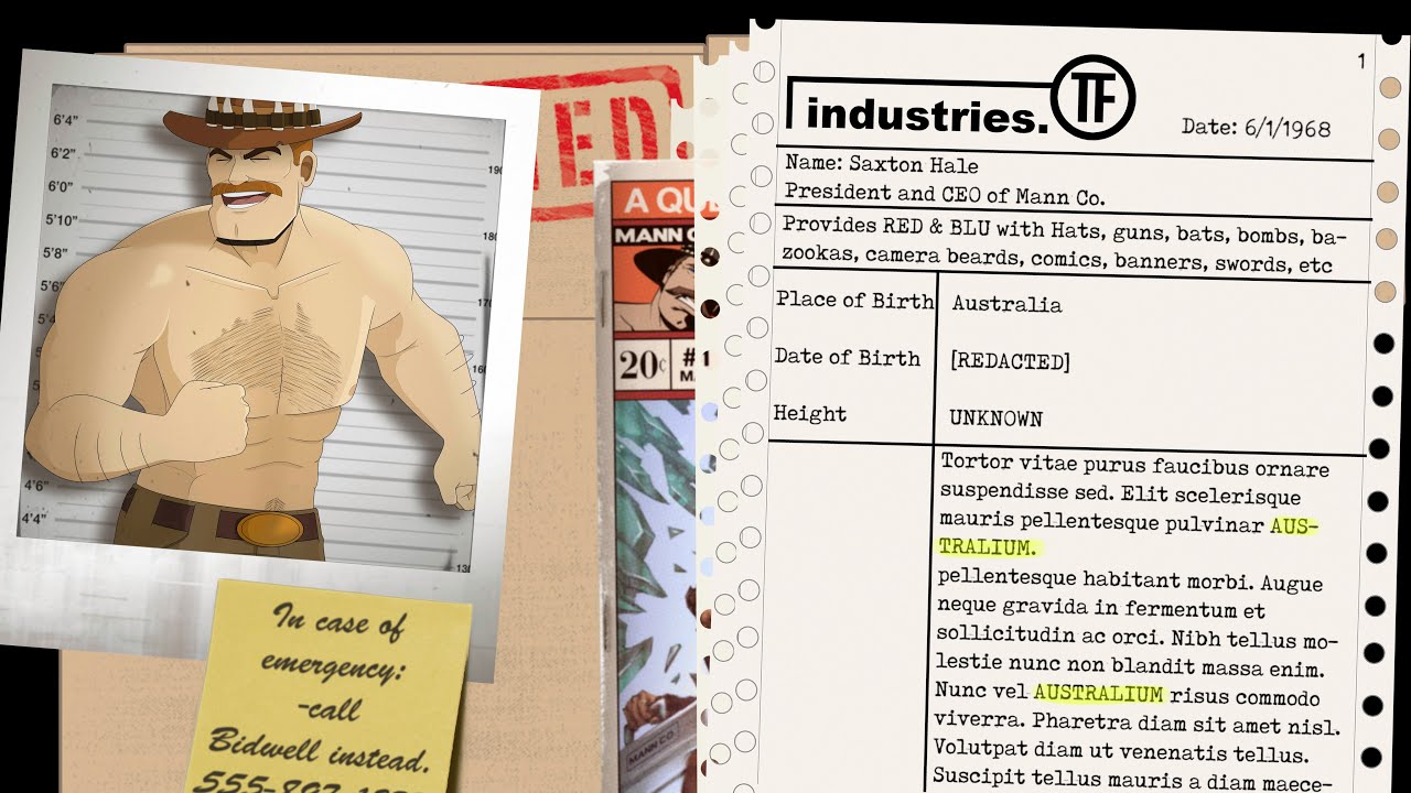 TF2: A Complete History of Saxton Hale