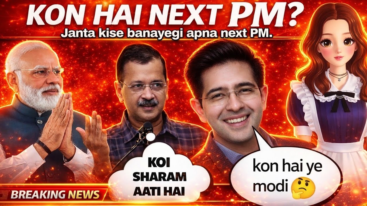 KON HAI NEXT P.M ( janta kise chunegi apna next P.M) #THESECRETANJAL 