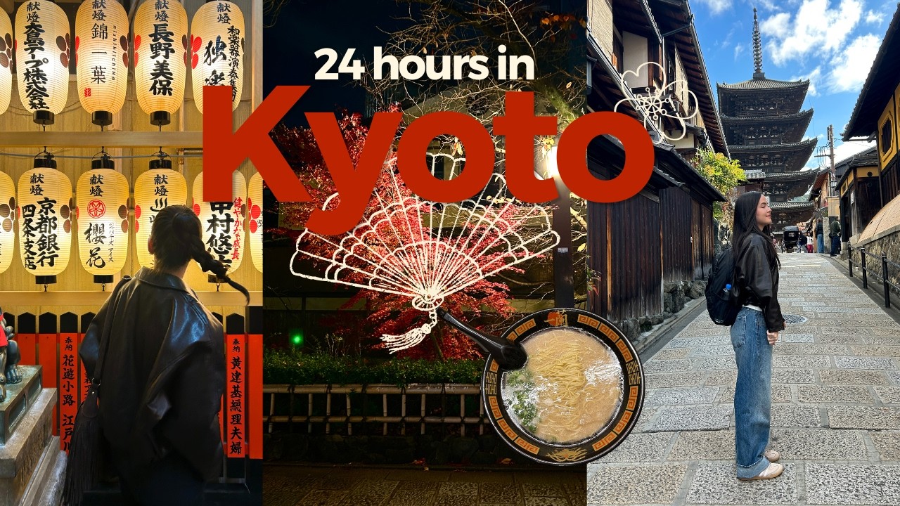 24 hours in Kyoto Japan (I didn't expect this!)