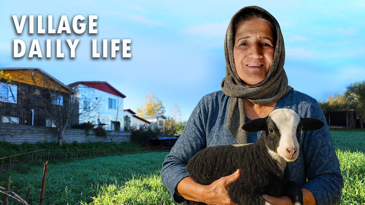 Ностальгическая сельская жизнь | День с пожилой парой в Мазендеране