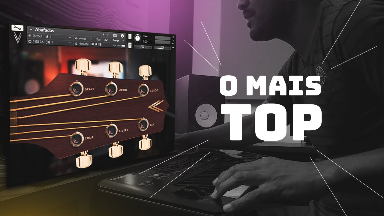 Gravando com o Melhor violão Loop Kontakt | Violão Pop Sertanejo V2 | #EDTutoriais