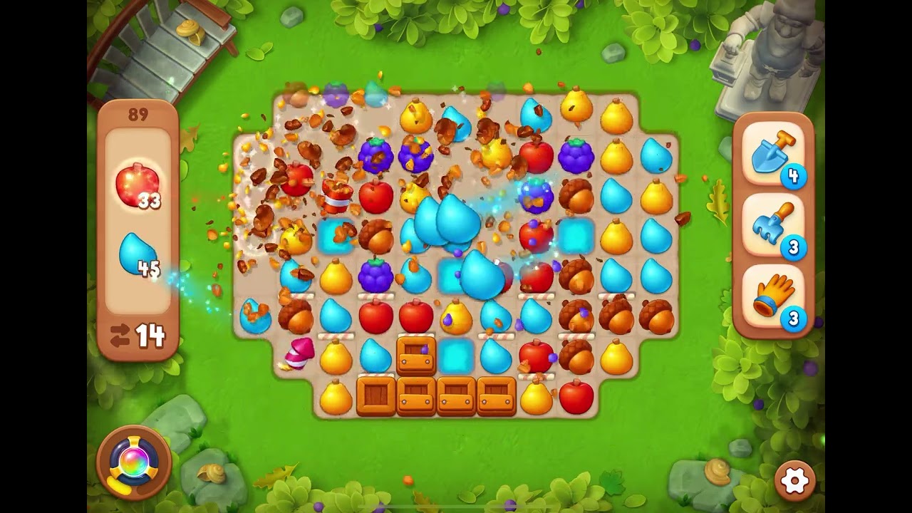 Gardenscapes Level 89 [No Boosters]