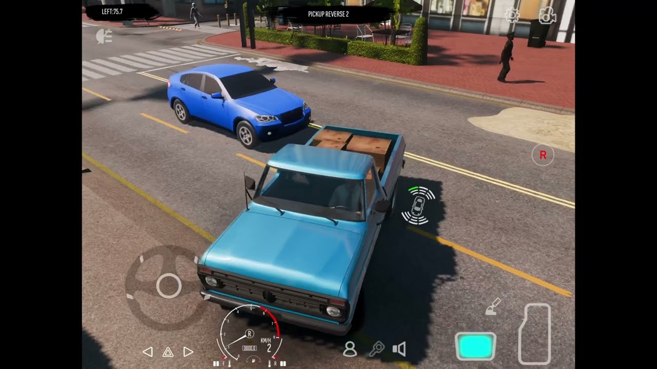 Blue Pickup 4x4 Delivery 🚙📦 | City Driving & Reverse Parking Challenge | Car Parking Simulator