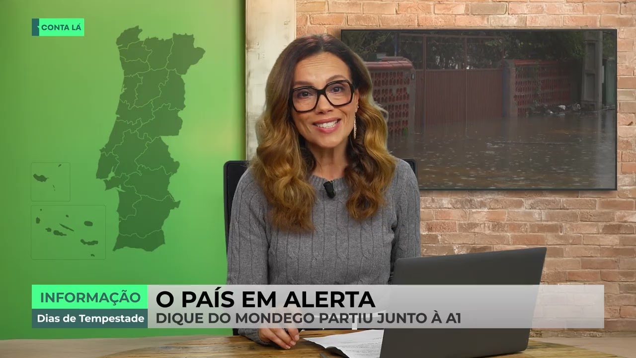 Dique rebentou na margem direita do rio Mondego: o país continua em alerta