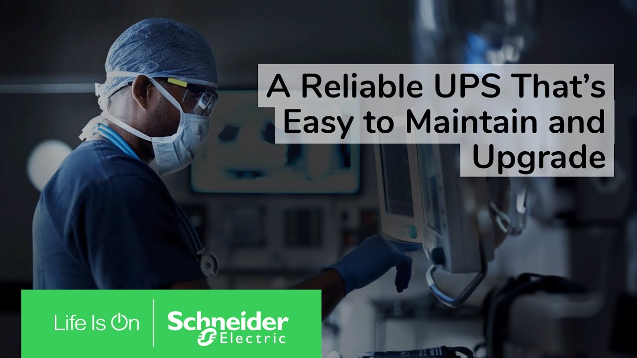 Easy UPS 3-Phase Modular for hospitals | Schneider Electric