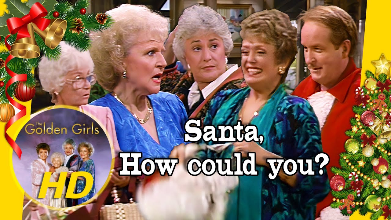 After Christmas shopping, the girls discover Blanche has company!🎄🎅 - Golden Girls HD