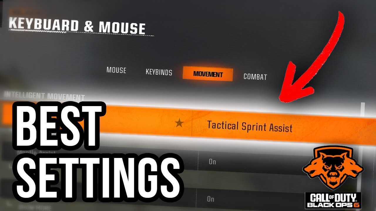 BEST Keyboard & Mouse Settings for Black Ops 6  (Tactical Sprint Assist Tips)