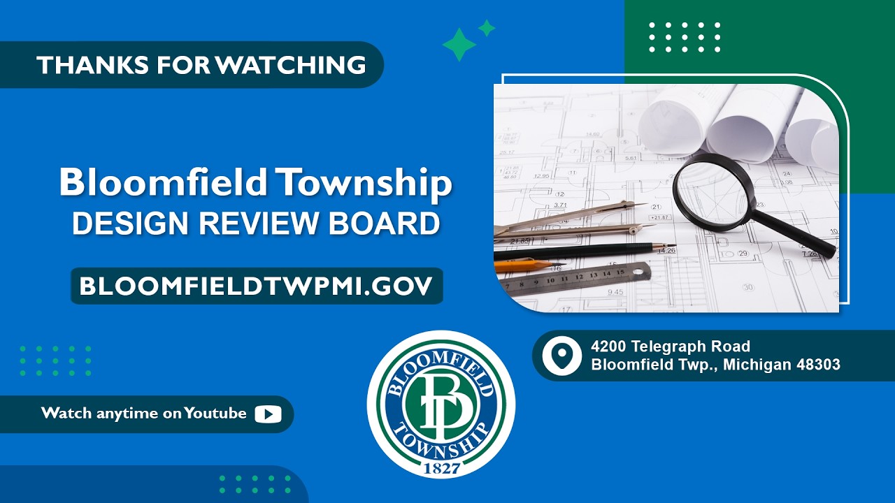 Bloomfield Township Design Review Board Meeting on February 4, 2026