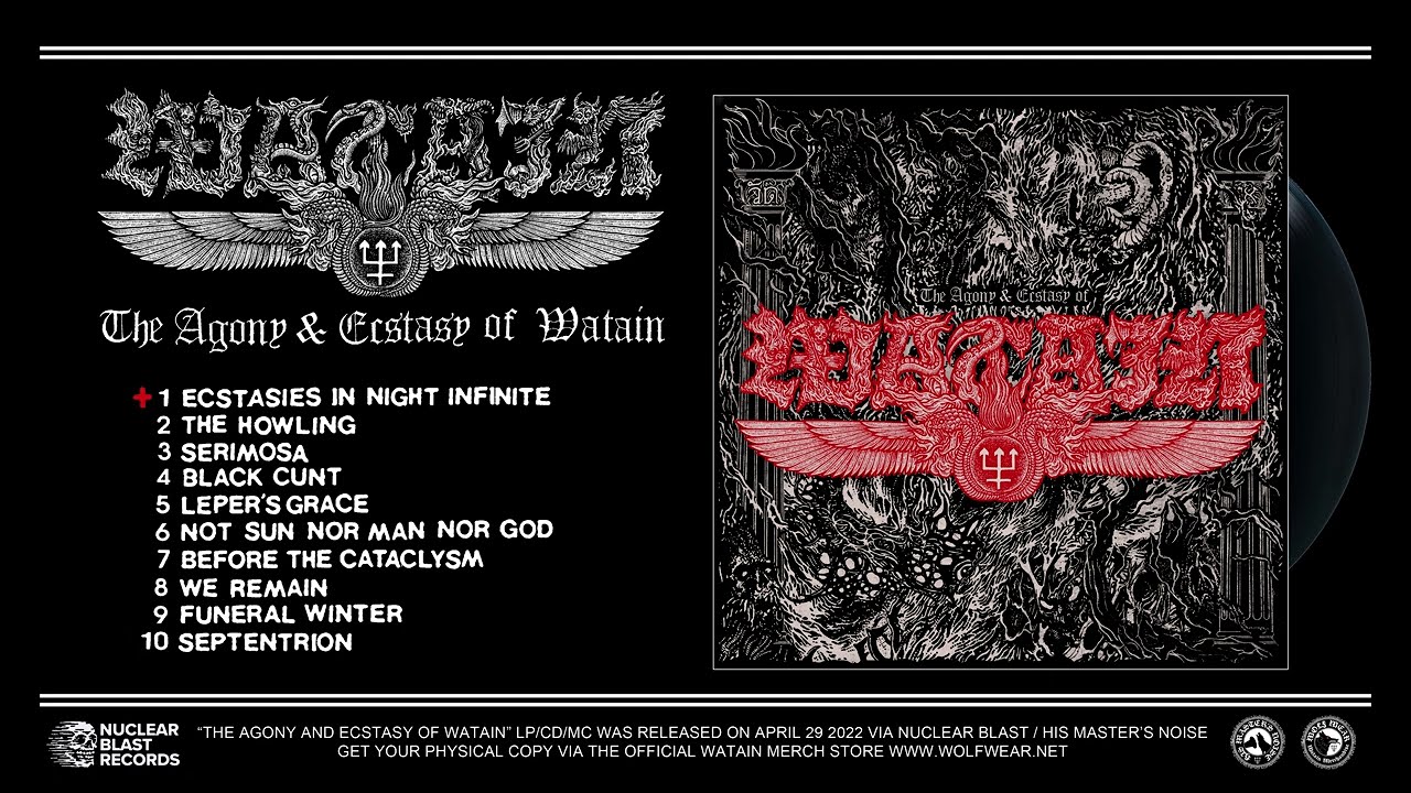 WATAIN - The Agony & Ecstasy Of Watain (OFFICIAL FULL ALBUM STREAM)