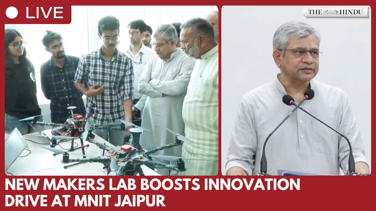 Union Minister Ashwini Vaishnaw inaugurates Makers Lab at MNIT Jaipur